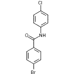 CAS 登录号：21354-23-4， 4-溴-N-(4-氯苯基)苯甲酰胺