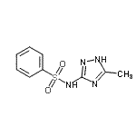 CAS#: 21357-99-3, N-(5-Methyl-1H-1,2,4-Triazol-3-Yl)Benzenesulfonamide