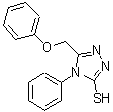 CAS 登录号：21358-13-4， 5-(苯氧基甲基)-4-苯基-4H-1,2,4-三唑-3-硫醇