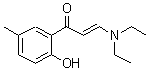 CAS 登录号：213689-90-8， (2E)-3-(二乙基氨基)-1-(2-羟基-5-甲基苯基)-2-丙烯-1-酮