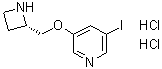 CAS#: 213764-92-2, 3-[(2S)-2-Azetidinylmethoxy]-5-Iodopyridine Dihydrochloride