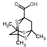 CAS#: 21404-62-6, 3,5,7-Trimethyl-2,4,6,8-Tetrathiatricyclo[3.3.1.1<Sup>3,7</Sup>]Decane-1-Carboxylic Acid