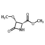 CAS#: 214215-64-2, Methyl (2R,3R)-3-Methoxy-4-Oxo-2-Azetidinecarboxylate