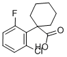 CAS 登录号：214263-04-4， 1-(2-氯-6-氟苯基)环己烷羧酸