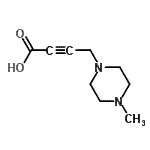 CAS 登录号：214487-27-1， 4-(4-甲基-1-哌嗪基)-2-丁炔酸