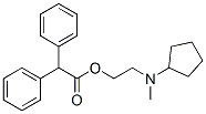 CAS 登录号：21461-65-4， 二苯基乙酸 2-(环戊基甲基氨基)乙基酯
