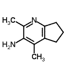 CAS#: 214699-73-7, 2,4-Dimethyl-6,7-Dihydro-5H-Cyclopenta[b]Pyridin-3-Amine