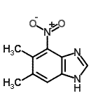 CAS#: 21472-08-2, 5,6-Dimethyl-4-Nitro-1H-Benzimidazole