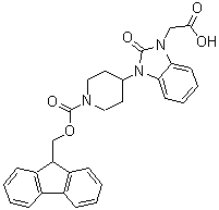 CAS#: 215190-29-7, (3-{1-[(9H-Fluoren-9-Ylmethoxy)Carbonyl]-4-Piperidinyl}-2-Oxo-2,3-Dihydro-1H-Benzimidazol-1-Yl)Acetic Acid
