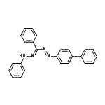 CAS 登录号：21520-85-4， (E)-1-(4-联苯基)-2-[(E)-苯基(苯基亚肼基)甲基]二氮烯