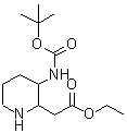 CAS#: 215306-00-6, Ethyl 2-[3-(Tert-Butoxycarbonylamino)-2-Piperidyl]Acetate