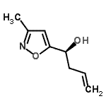 CAS 登录号：215360-95-5， (1S)-1-(3-甲基异恶唑-5-基)丁-3-烯-1-醇