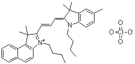 CAS#: 215370-93-7, 3-Butyl-2-[(1E,3Z)-3-(1-Butyl-3,3,5-Trimethyl-1,3-Dihydro-2H-Indol-2-Ylidene)-1-Propen-1-Yl]-1,1-Dimethyl-1H-Benzo[E]Indolium Perchlorate