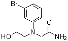 CAS 登录号：215649-75-5， N-(3-溴苯基)-N<sup>2</sup>-(2-羟基乙基)甘氨酰胺
