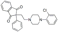 CAS#: 21569-30-2, 2-[2-[4-(2-Chlorophenyl)-1-Piperazinyl]Ethyl]-2-Phenyl-1,3-Indanedione