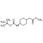 CAS#: 215789-45-0, Methyl [4-({[(2-Methyl-2-Propanyl)Oxy]Carbonyl}Amino)Cyclohexyl]Acetate
