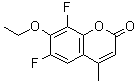 CAS 登录号：215868-24-9， 7-乙氧基-6,8-二氟-4-甲基-2H-苯并吡喃-2-酮