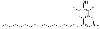 CAS#: 215868-47-6, 6,8-Difluoro-4-Heptadecyl-7-Hydroxy-2H-Chromen-2-One