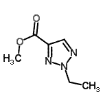 CAS 登录号：215868-68-1， 甲基2-乙基-2H-1,2,3-三唑-4-羧酸酯