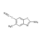 CAS#: 21615-35-0, 2-Amino-5-Methyl-1,3-Benzothiazol-6-Yl Thiocyanate