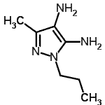 CAS#: 216320-84-2, 3-Methyl-1-Propyl-1H-Pyrazole-4,5-Diamine