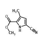 CAS#: 21636-02-2, Methyl 5-Cyano-3-Methyl-1H-Pyrrole-2-Carboxylate