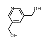 CAS#: 21636-51-1, 3,5-Pyridinediyldimethanol