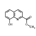 CAS 登录号：21638-90-4， 甲基8-羟基-2-喹啉羧酸酯