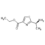 CAS 登录号：216480-96-5， 乙基2-[(1S)-1-氨基乙基]-1,3-噻唑-4-羧酸酯