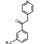 CAS#: 216529-53-2, 1-(3-Methylphenyl)-2-(4-Pyridinyl)Ethanone