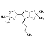 CAS#: 21665-19-0, (3aR,5R,6S,6aR)-5-[(4R)-2,2-Dimethyl-1,3-Dioxolan-4-Yl]-2,2-Dimethyl-6-[(Methylsulfanyl)Methoxy]Tetrahydrofuro[2,3-d][1,3]Dioxole
