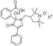 CAS#: 216779-95-2, Potassium 3-{[2-(2-Carboxyphenyl)-2-Hydroxy-3-Oxo-4-Phenyl-2,3-Dihydro-1H-Pyrrol-1-Yl]Methyl}-2,2,5,5-Tetramethyl-1-Pyrrolidinolate