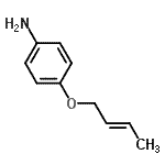 CAS#: 216877-37-1, 4-[(2E)-2-Buten-1-Yloxy]Aniline