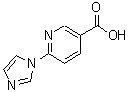CAS 登录号：216955-75-8， 6-(1H-咪唑-1-基)烟酸
