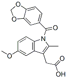 CAS#: 21722-66-7, 1-(1,3-Benzodioxol-5-Ylcarbonyl)-5-Methoxy-2-Methyl-1H-Indole-3-Acetic Acid