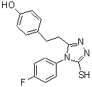 CAS 登录号：217487-47-3， 4-{2-[4-(4-氟苯基)-5-硫基-4H-1,2,4-三唑-3-基]乙基}苯酚