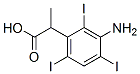 CAS 登录号：21762-12-9， 2-(3-氨基-2,4,6-三碘苯基)丙酸