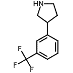 CAS#: 21767-36-2, 3-[3-(Trifluoromethyl)Phenyl]Pyrrolidine
