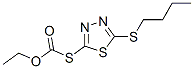 CAS 登录号：2178-97-4， (5-丁基硫基-1,3,4-噻二唑-2-基)巯基甲酸乙酯