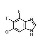 CAS#: 217951-45-6, 5-Chloro-6,7-Difluoro-1H-Benzimidazole