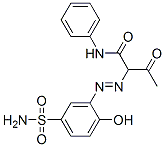 CAS#: 21811-92-7, 4-Hydroxy-3-[[2-Oxo-1-(Phenylcarbamoyl)Propyl]Azo]Benzenesulfonamide