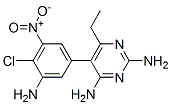 CAS 登录号：21813-35-4， 2,4-二氨基-5-(3-氨基-4-氯-5-硝基苯基)-6-乙基嘧啶