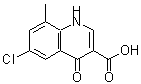 CAS#: 218156-60-6, 6-Chloro-8-Methyl-4-Oxo-1,4-Dihydro-3-Quinolinecarboxylic Acid