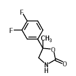 CAS 登录号：218449-92-4， 5-(3,4-二氟苯基)-5-甲基-1,3-恶唑烷-2-酮