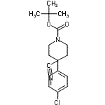 CAS 登录号：218451-34-4， 叔-丁基4-(4-氯苯基)-4-氰基-哌啶-1-羧酸酯