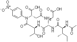 CAS 登录号：219138-21-3， N-乙酰基-L-异亮氨酰-L-alpha-谷氨酰-L-苏氨酰-N-(4-硝基苯基)-L-alpha-天冬氨酰胺
