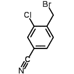 CAS 登录号：21924-83-4， 4-(溴甲基)-3-氯苯甲腈