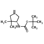 CAS#: 219323-15-6, 2-Methyl-2-Propanyl [(3R)-4,4-Dimethyl-3-Pyrrolidinyl]Carbamate