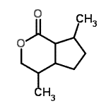 CAS 登录号：21950-33-4， 4,7-二甲基六氢环戊并[c]吡喃-1(3H)-酮