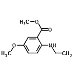 CAS 登录号：219527-52-3， 甲基2-(乙基氨基)-5-甲氧基苯甲酸酯